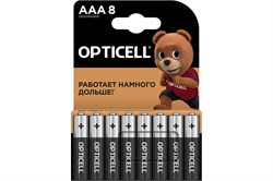 ! РАСПРОДАЖА Батарейка LR3 "Opticell  Professional" (полный аналог Duracell), алкалиновая, на блистере BL8