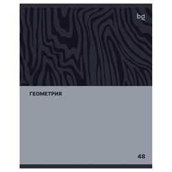 Тетрадь 48л. SINGLE COLOUR "Геометрия" (ТПск48 63784, BG)