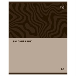 Тетрадь 48л. SINGLE COLOUR "Русский язык" (ТПск48 63783, BG)