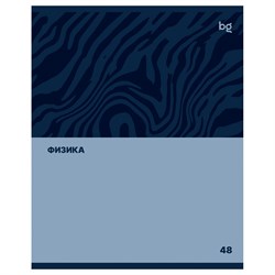 Тетрадь 48л. SINGLE COLOUR "Физика" (ТПск48 63780, BG)