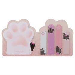 ! РАСПРОДАЖА Закладки + блок самоклеящ. MESHU "Keep Cute" (MS_64891) с дизайном, 60*15мм, 75*15мм, 75*79мм, 20л.