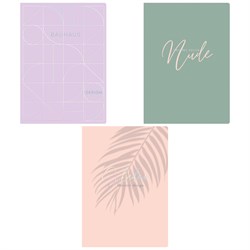 Тетрадь 80л. А4 GreenwichLine "Nude", клетка (N4c80_39007) матовая ламинация, тиснение фольгой, блок 70г/м2