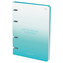 Тетрадь 120л. на кольцах "Градиент", сменный блок (ТК5к120_лм 57857, "BG") матовая ламинация