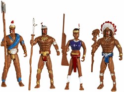 Фигурка "Индеец" 10 см (0518) в ассорт.,  в пакете