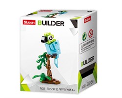 Конструктор SLUBAN   30 дет. "BUILDER. Попугай на ветке" (М38-В0795B) в коробке