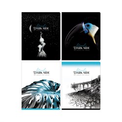 Тетрадь 96л. BG "Dark miracle" клетка (Т5ск96_вл 11117) выб. лак