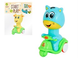 Игрушка заводная "Зоопарк. Frog & Croc" 13*9,5см (FE202)