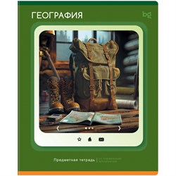 Тетрадь 48л. НАУЧНАЯ ЛЕНТА "География" (ТПск48 63827, BG)