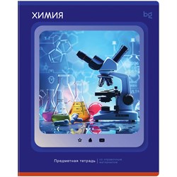 Тетрадь 48л. НАУЧНАЯ ЛЕНТА "Химия" (ТПск48 63824, BG)