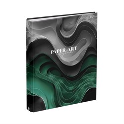 Тетрадь 120л. на кольцах "Paper art", сменный блок (ТТ5к120_лм 08669, "BG") матовая ламинация