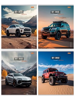 Тетрадь 96л. Remix ЭКОНОМ "Машины и природа -1" клетка (96-9530) типогр. бумага