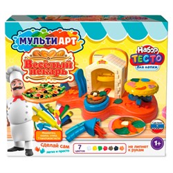 Набор для лепки Мульти Арт "Веселый пекарь" (PDSET-MAPECHPIZZA, 374664)