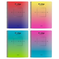 Тетрадь 96л. на спирали Berlingo "Radiance" клетка (CBs_96005) soft-touch ламинация, блок 80г/м2