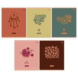 Тетрадь 48л. BG "Secret" клетка (Т5ск48_лс 64173) soft-touch ламинация, форзац с дизайном, блок 70г/м2