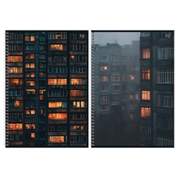 Тетрадь 96л. А4 на спирали BG "Архитектура", клетка (Т4гр96 06286)