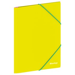 Папка на резинках BERLINGO "Raze" желтая (FB4_A4153) А4, 600мкм
