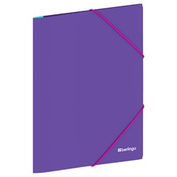 Папка на резинках BERLINGO "Raze" фиолетовая (FB4_A4152) А4, 600мкм