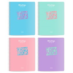 Тетрадь 96л. на спирали Berlingo "Haze" клетка (CBs_96400) soft-touch ламинация, блок 80г/м2