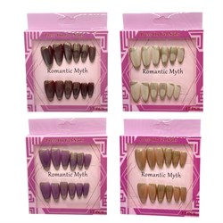 Накладные ногти  (SD-004) перламутровые двуцветные, в коробке, в ассорт.