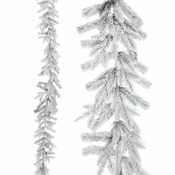 Елочная гирлянда (Max Christmas) "Альпийская" заснеженная, 270*34см (ГАЗС 32) Россия