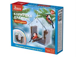 ! РАСПРОДАЖА Набор для изготовления кормушки "Кормушка для птиц" из орг. стекла (05849, "Десятое королевство")