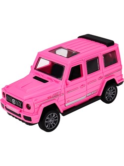 Внедорожник инерц. 12,2*5,5см, розовый (ИК-0858) откр. двери, в пакете