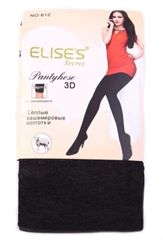 Колготки жен., р.42-48 "Elises" кашемировые: шерсть 60%, кашемир 30%, эластан 10% (812) в ассорт.