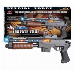 Дробовик на батар. (Y8629088) свет, звук, в коробке 42*19*4см