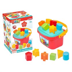 Игрушка-сортер "Волшебное ведерко" 12 элем. (03414, "DeDe") 12мес.+