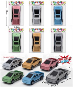 Инерц. "Fenming"  8*3,5*3см "Tesla" (399-878) 6 цв. в ассорт., в пакете