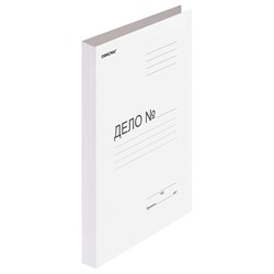 Скоросшиватель картонный 280 г/м2 "ОФИСМАГ" (124577) до 200л.