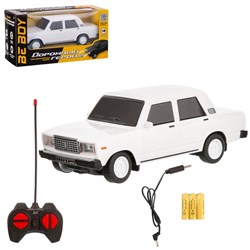 Р/У на аккумул. "LADA 2107" (IT110703) свет, резиновые покрышки, в коробке 24,5*9,6*12,5см