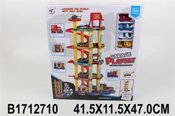 Игровой набор "Парковка" 5 уровней + 4 машинки (1712710) в коробке 41,5*11,5см