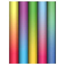 Бумага для упаковки подарков MESHU 70*100см "Bright gradient" (MS_66825) 5 видов в ассорт., 80г/м2