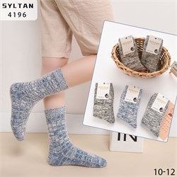 Носки дет., р.10-12 лет "Syltan" высокие: шерсть 85%, полиамид 15% (4196) в ассорт.