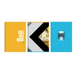 Тетрадь 120л. А4 на спирали BG "Смелые идеи", клетка (Т4гр120 12476)