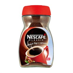 Кофе растворимый Nescafe Classic  95г, стеклянная банка