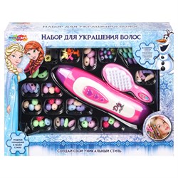 Набор для украшения волос "Снежная принцесса" (BEADS-123502, 406344) в коробке