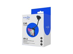 Держатель Vixion VR-2 на присоске, на длинной гибкой ножке, черный (GS-00028929)
