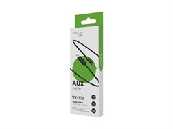 Аудиокабель-переходник Type-C - AUX Jack 3.5м (M-M) 1м ("Vixion VX-10c", GS-00028895) черный