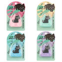 Корректирующая лента MESHU "Cute Space" 5мм*6м (MS_65614) корпус цветной с фигуркой, в ассорт.