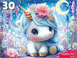 Puzzle   30 элементов "Чудный единорог" (ПУ30-3183) крупные детали