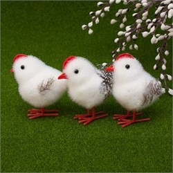 Пасхальные сувениры набор  3шт. "Курочки" 5*7см (BS4-369)