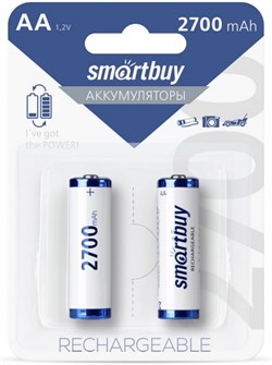 Аккумулятор R6 "Smartbuy" 2700 mAh, на блистере BL2