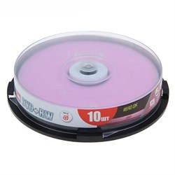 Диск DVD+RW "Mirex" 4.7Gb, 4х (10 шт. в боксе)