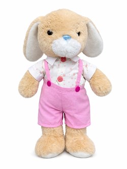 Зайка в одежде мальчик/девочка, 25см. (Белоруссия) в ассорт.