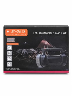 Фонарь светодиодный аккумул. (YD-2298) доп. панель, зарядка Type-C / фотоэл.