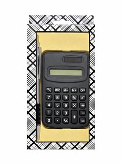Набор подарочный 2 предм. (KS-843) калькулятор + ручка, в коробке