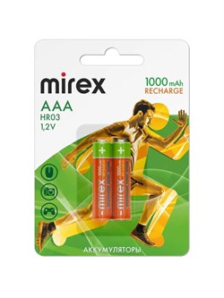 Аккумулятор R3 "Mirex" 1000 mAh, на блистере BL2