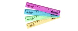 Линейка 15см пастельная, цвет в ассорт.